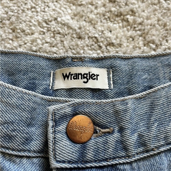 NWT Wrangler Jeans Womens 30x28 Blue Denim WRock 672 High Rise Kick Flare - Picture 2 of 14